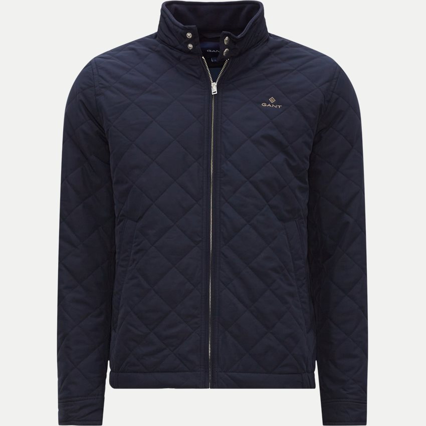 Gant Jackets QUILTED WINDCHEATER 7006080 EVENING BLUE